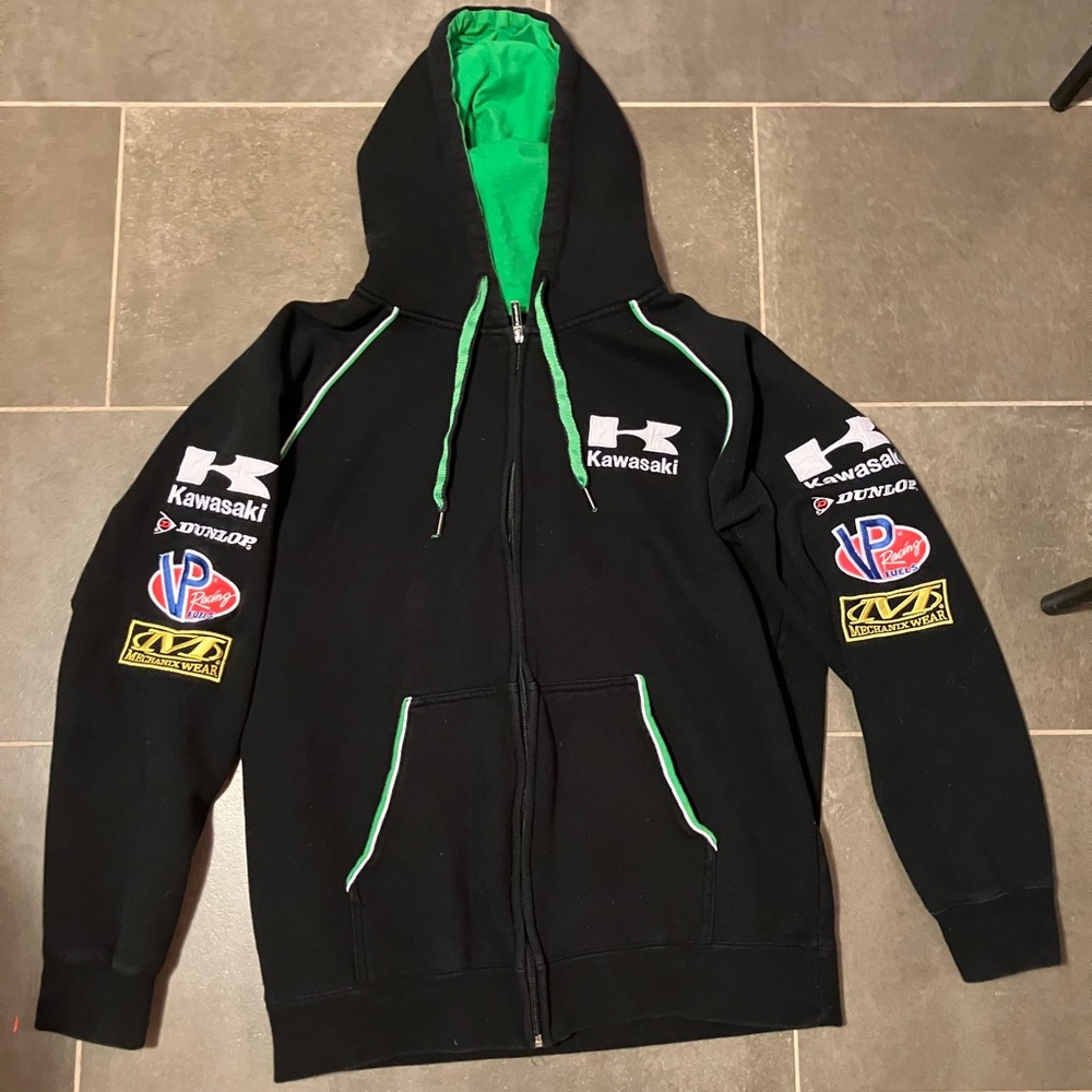 Vintage Kawasaki motocross hoodie
